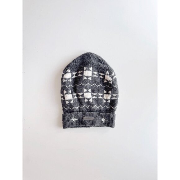 ADIDAS x STELLA MCCARTNEY Grey Star Wool Knit Slouchy Oversized Beanie, One Size - Picture 1 of 15